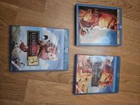 Lejonkungen 1-3 Svensksålda Bluray samt Grinchen