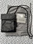 Balenciaga explorer pouch black leather