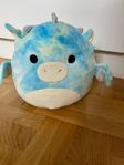 Squishmallow 20-25 cm med glitterdetaljer