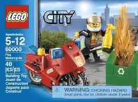 LEGO City 60000 Brandmotorcykel 