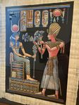 Papyrus-souvenir inköpt i Egypten 