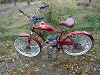 Motorcykel röd cruiser