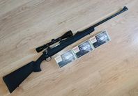 Ruger M77 MkII 338wm Hogue, Leupold Scandinavia m.m.