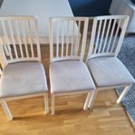 IKEA Ekedalen stolar 6st + extra klädsel