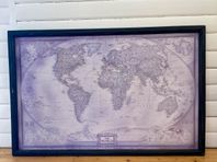 stor tavla World Map