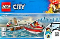 LEGO City 60213 Eldsvåda i hamnen