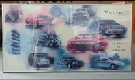 Volvo 40 years in America inramad poster OVANLIG