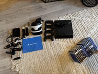 playstation 4 PRO med VR headset