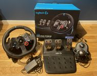 Logitech G29 ratt - pedaler - växelspak