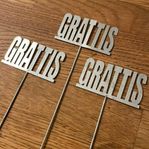 Sticks - grattis - metall - plantering - present