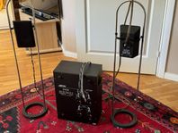 Högtalarpar Jamo satellithögtalare SA 25 + subwoofer SW 25