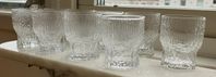 Iittala Aslak whiskyglas selterglas glas Tapio Wirkkala 9 st