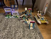 Lego Friends Catamaran, Emmas house, Snow resort