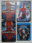 Olika Spider-Man dvd, Venom 2 Blu-ray 