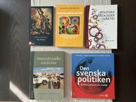 Kurslitteratur för universitetsstudier i statsvetenskap. 