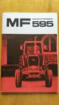 Instruktionsbok Traktor Massey Ferguson MF 595