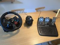 Logitech g29 med växelspak ( pc ps4 ps5 ) 