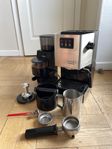 Gaggia Classic inkl espressokvarn