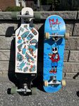 Longboard och skateboard