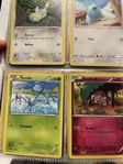 4 st Pokemonkort dunsparce, swablu, surskit, snubbull