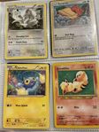 4 st pokemonkort cinccino, spearow, growlithe, chinchou