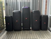 JBL Partybox 310/710/1000 Uthyres inklusive 2st mikrofoner