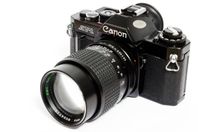 CANON AV 1 med blixtagregat 