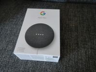 Google Nest Mini. Grå färg. Oöppnad.