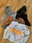 KLÄDPAKET  Thrasher och Santa Cruz hoodie 