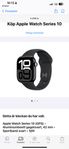 Apple Watch Series 10 GPS 42 mm  ,svart band S/M