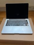 MacBook Pro 13" sent 2013, 16 GB, 500 GB SSD hårddisk