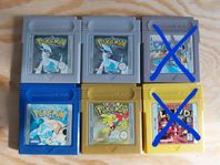 Pokémon spel till Game boy