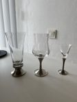 Vinglas, Snapsglas, Ölglas