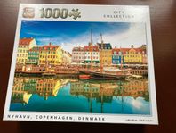 Pussel Nyhavn Köpenhamn, 1000 bitar