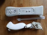 Nintendo Wii Remote med Wii motion plus och nunchuck