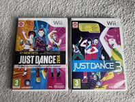 Just Dance 2024 och 3 till Nintendo Wii spel 