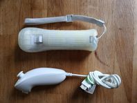 Nintendo Wii Remote me nunchuck