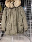 Woolrich Arctic Raccoon Parka dark green