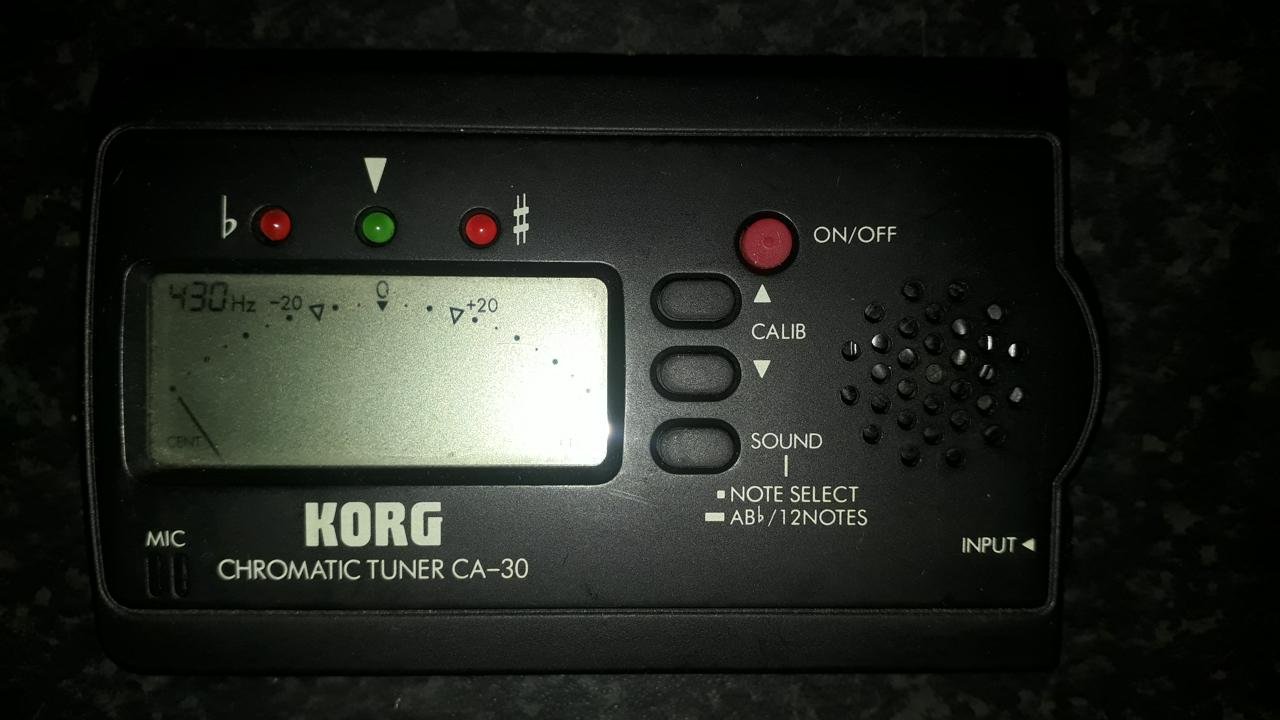 Korg chromatic tuner ca-30