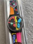 Vintage Swatch, klocka/armbandsur, 1988, COLOURED LOVE GB122