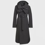 Y-3, Classic Woven Hooded Trench Coat, X-Small, rock