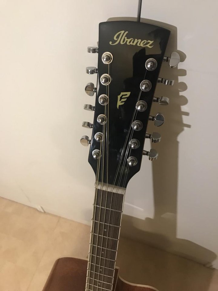 12 Strängade Ibanez + koffert 