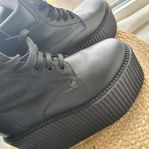 Creepers in leather Steelground. Platform Boots