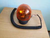 Lampa med orange blinkande ljus