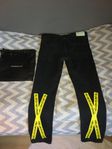 OFF-WHITE Slim Jeans With Yellow Tape 