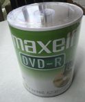 DVD-R-skivor, Maxell, brännbara, nya