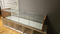 Stor smådjurs glasbur 162x43x36