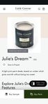 Väggfärg Little Greene, Julie's dream