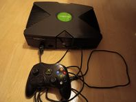 Xbox Classic + ps2 slim hk och spel 