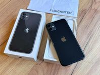 iPhone 11 64gb - 100% Batterihälsa - Kvitto